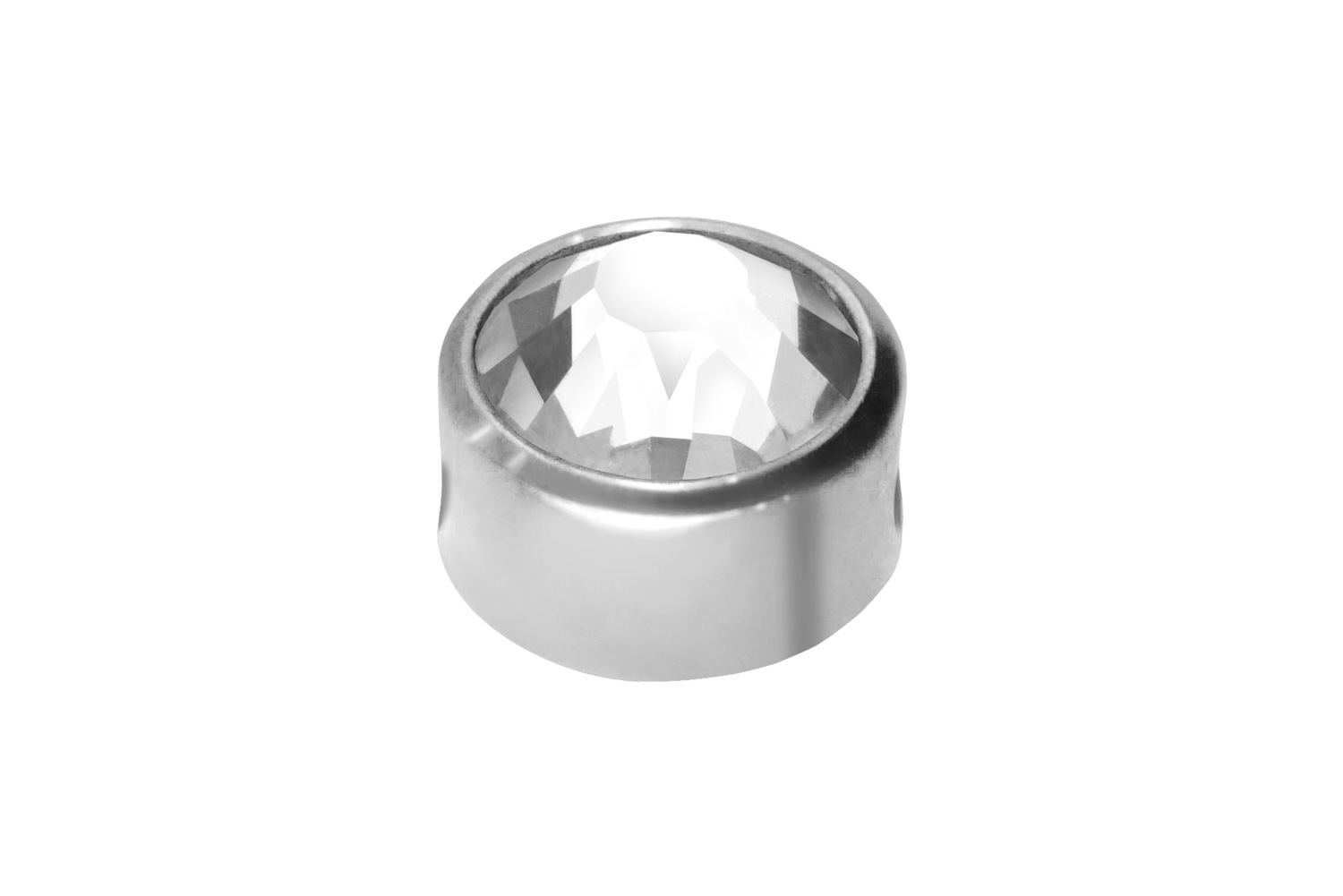 Titan Klemmdisc KRISTALL von Piercingline